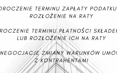 TARCZA ANTYKRYZYSOWA – NA JAKĄ POMOC MOGĄ LICZYĆ PRZEDSIĘBIORCY?
